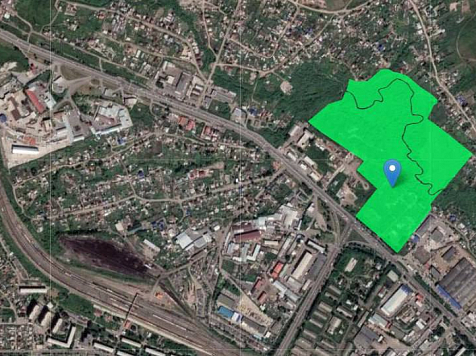 Строительство нового микрорайона утвердили в Красноярске . Изображение: Публичная кадастровая карта России