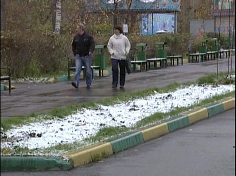 Мокрый снег и гололед ожидают Красноярск в среду. Кадр: архив «7 канала»
