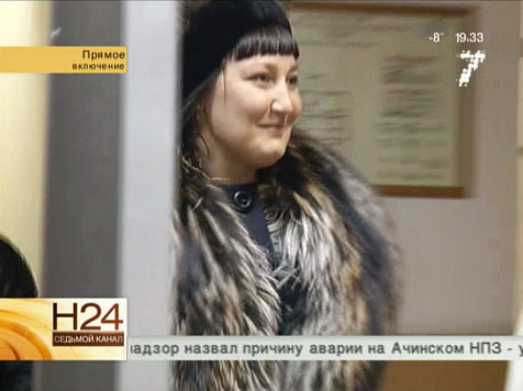 Обвиняемую в краже 130 млн главного бухгалтера полиции Николаеву арестовали в зале суда. Кадр: архив «7 канала»