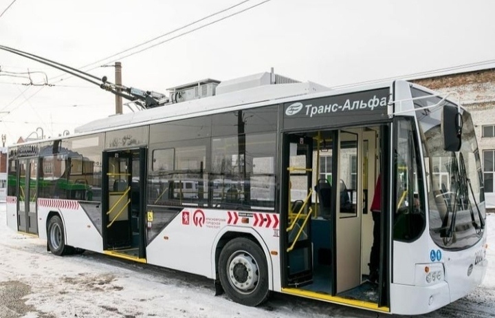 В Красноярске запустят 24 экологичных троллейбусов