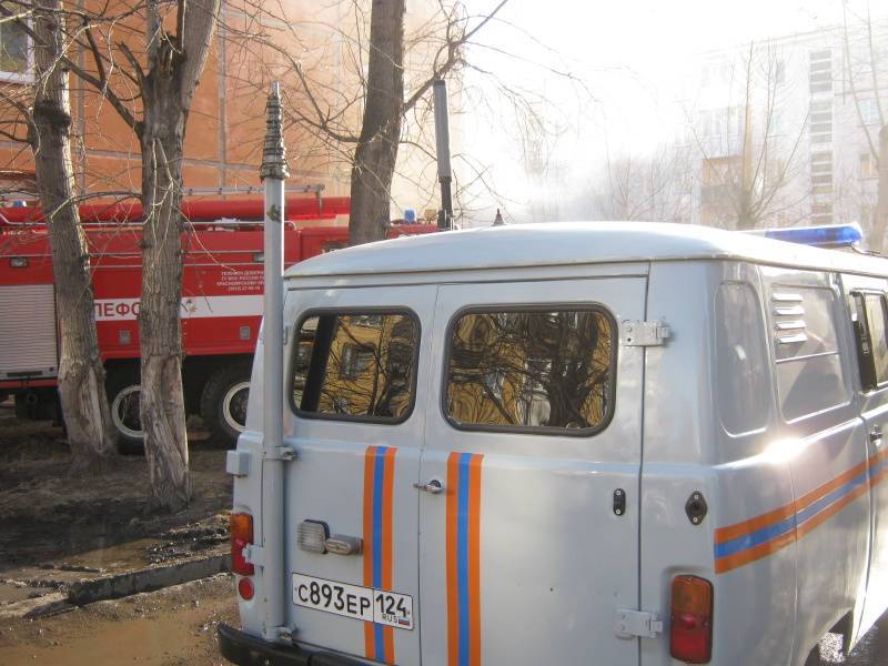 В Красноярске в жилом доме произошел хлопок газа