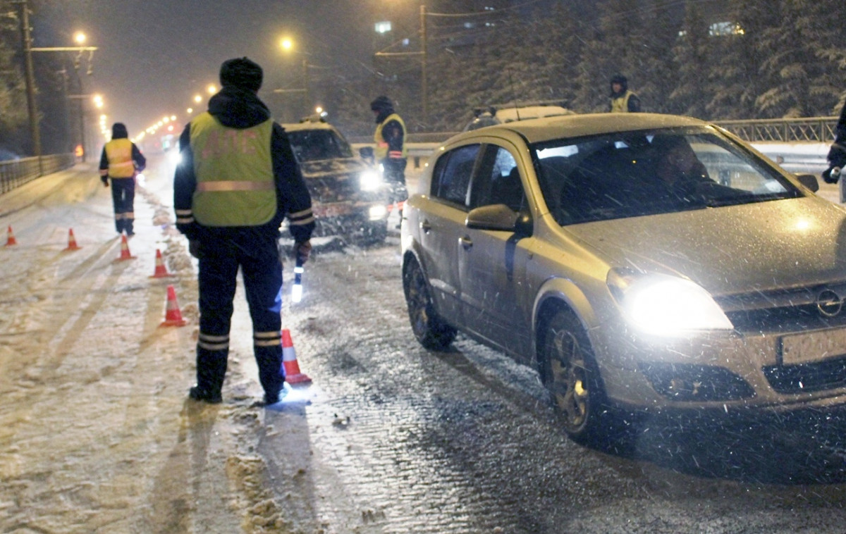 За выходные в Красноярске задержали 38 нетрезвых водителей