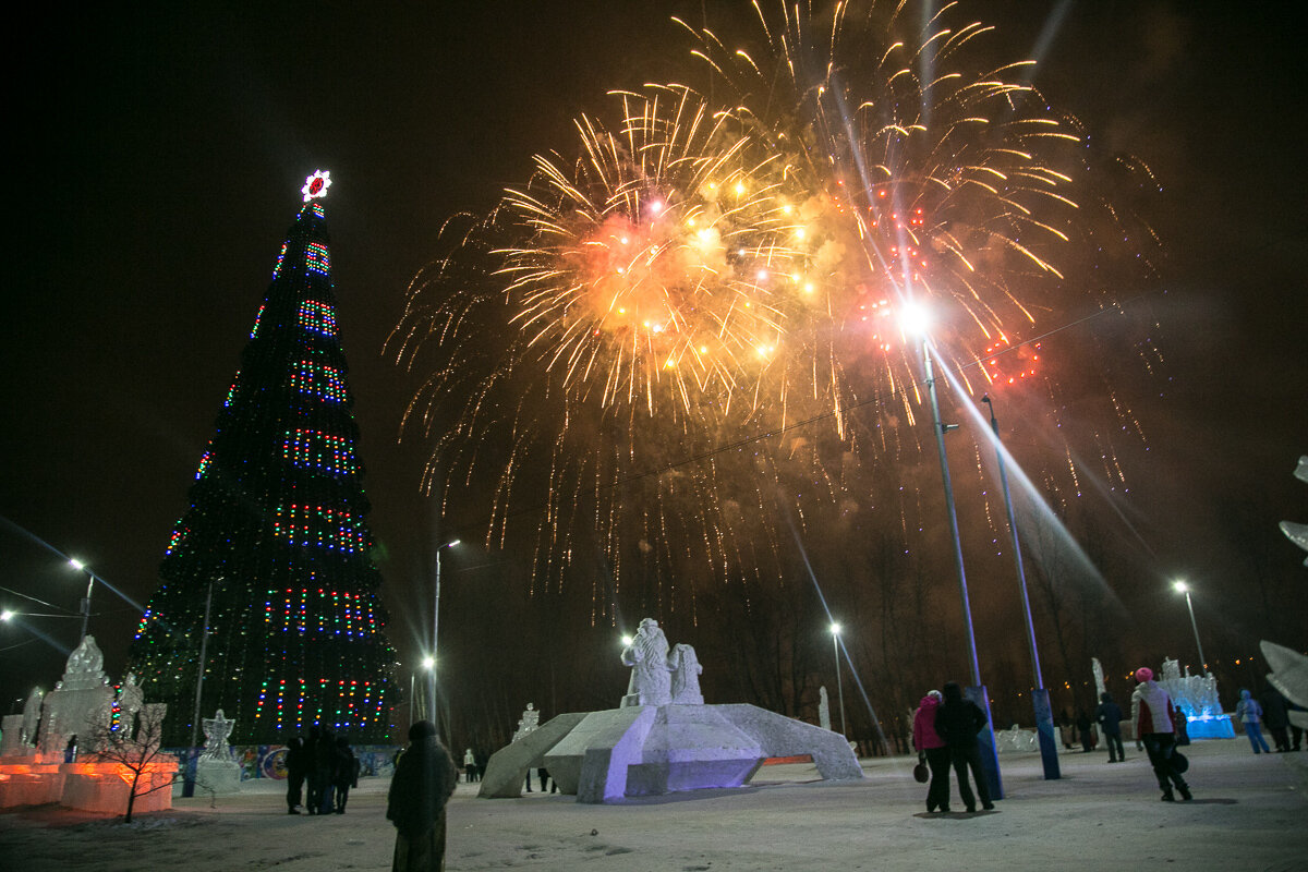 Сегодня в Красноярске запустят праздничный фейерверк в честь Рождества Христова
