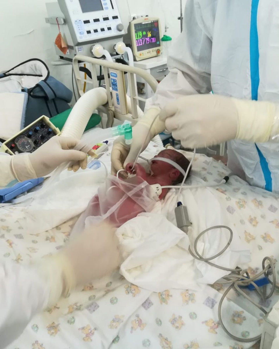 В ковидном госпитале Красноярской краевой больницы родился мальчик
