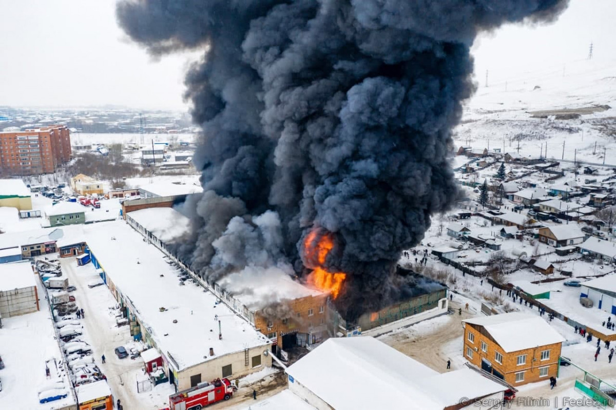 В Красноярске ущерб от пожара на Калинина «Автотрейду» возместит страховая компания