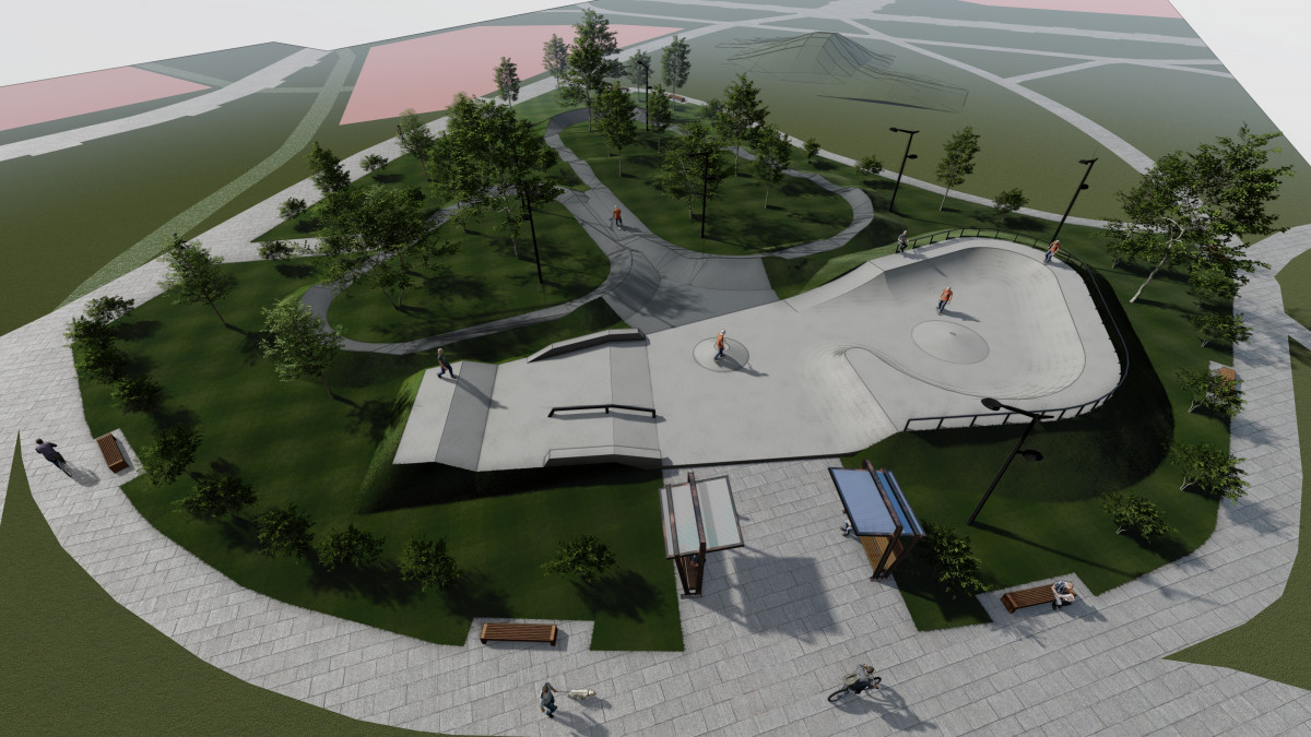 В парке им. 400-летия Красноярска построят скейт-парк