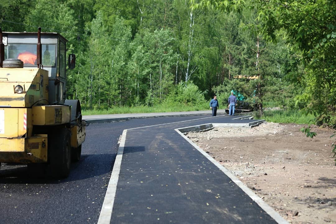 Обустройство Восточного входа в нацпарк Красноярские Столбы завершат в августе.jpg Обустройство Восточного входа в нацпарк Красноярские Столбы завершат в августе.jpg