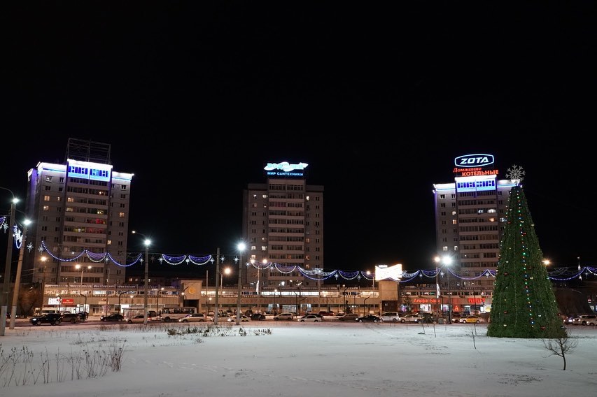 Новогодняя иллюминация в Красноярске - Сергей Ерёмин выложил фото в свой инстаграм Новогодняя иллюминация в Красноярске - Сергей Ерёмин выложил фото в свой инстаграм