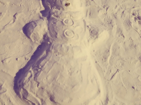 Красноярцы в морозы слепили забавных снеговиков. Фото: <a href="https://vk.com/club201492951">Онлайн-конкурс «Слепи снеговика-2021» (vk.com)</a>