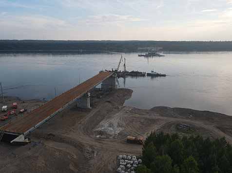  В Красноярском крае обещают ускорить строительство Высокогорского моста . Фото: krskstate.ru