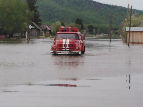 В Красноярском крае продолжится рост уровня воды в реках. Фото: МЧС