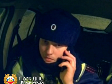 В Красноярске инспекторы ДПС спасли водителя от разбойников. Фото, видео: 24.мвд.рф